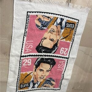 Elvis Presley Stamp Design Towel